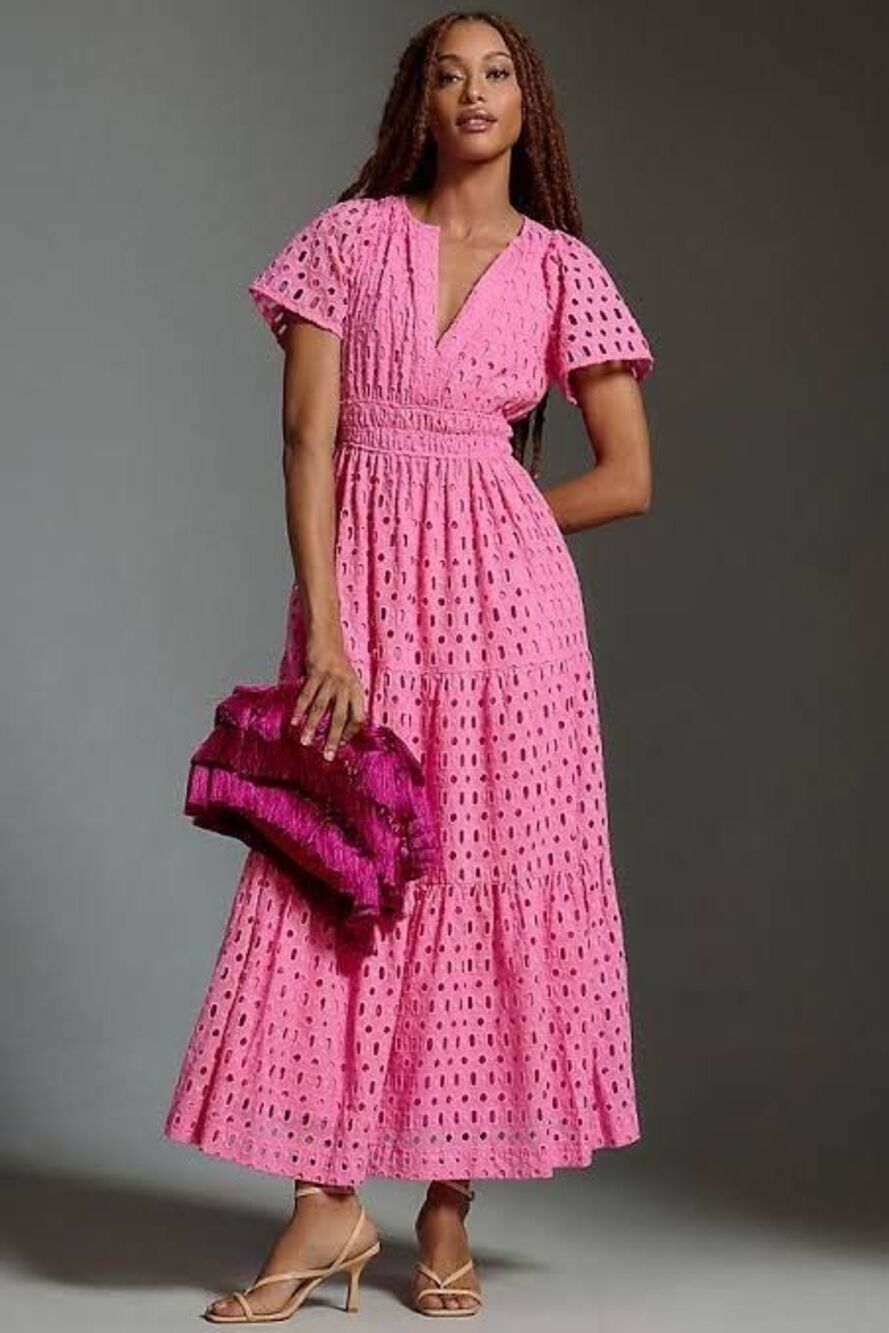 Anthropologie Somerset Maxi Dress: Eyelet Edition